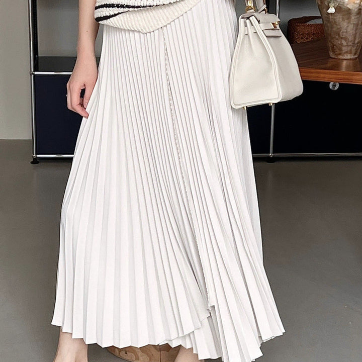 [BUNJANG] Boen Lia Pleated Skirt Ivory / 보웬 리아 주름 플리츠 스커트 아이보리