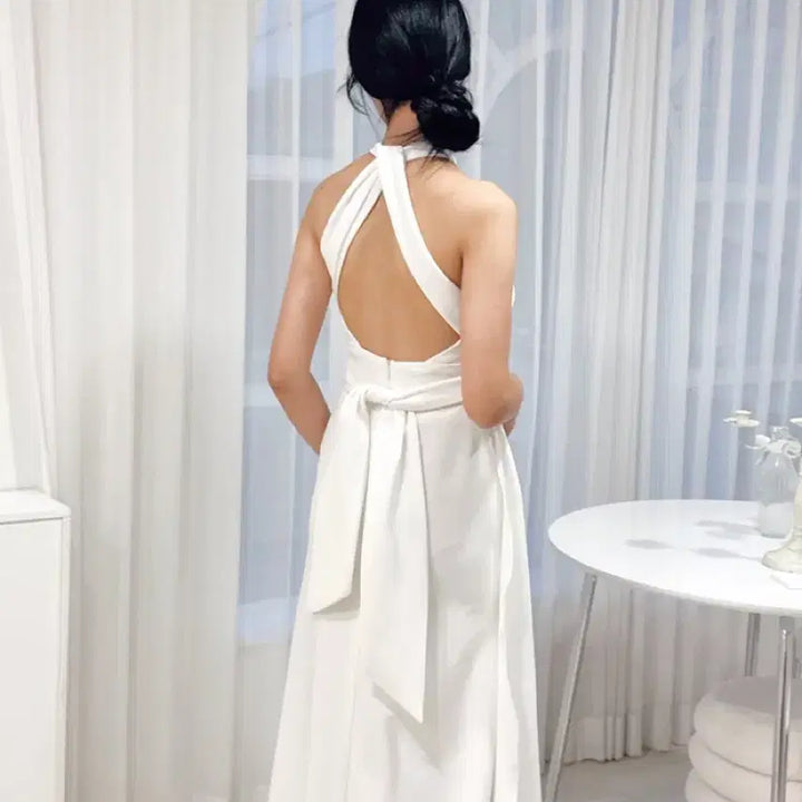 [BUNJANG] Wedding/Event White Dress Rental / 최저가 대여 졸업사진 화이트 드레스 웨딩 컨셉사진 2부 피로연 연주회