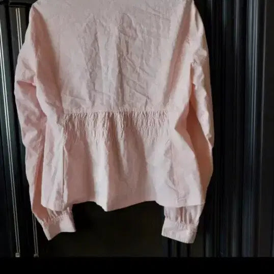 [BUNJANG] Pink Blouse Shirt for Women / 여성 연핑크색 면 블라우스