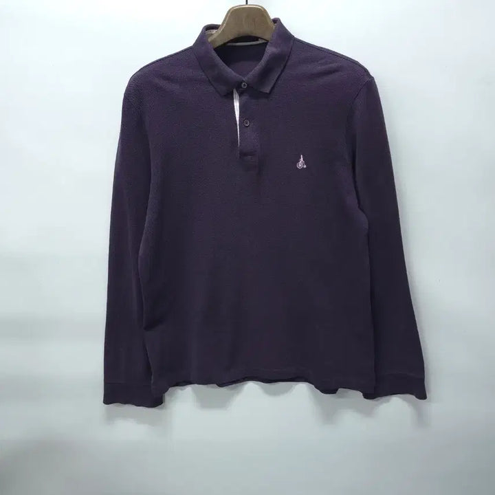 [SOLD OUT] 빈폴 남성 긴팔 카라 티셔츠 (짙은 퍼플 / 사이즈 110)