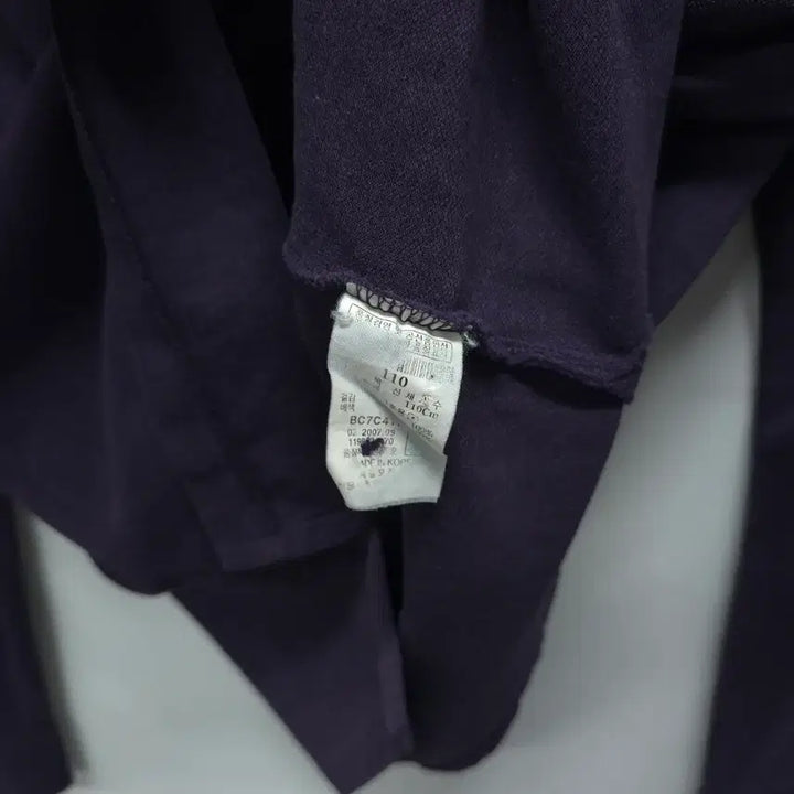 [SOLD OUT] 빈폴 남성 긴팔 카라 티셔츠 (짙은 퍼플 / 사이즈 110)
