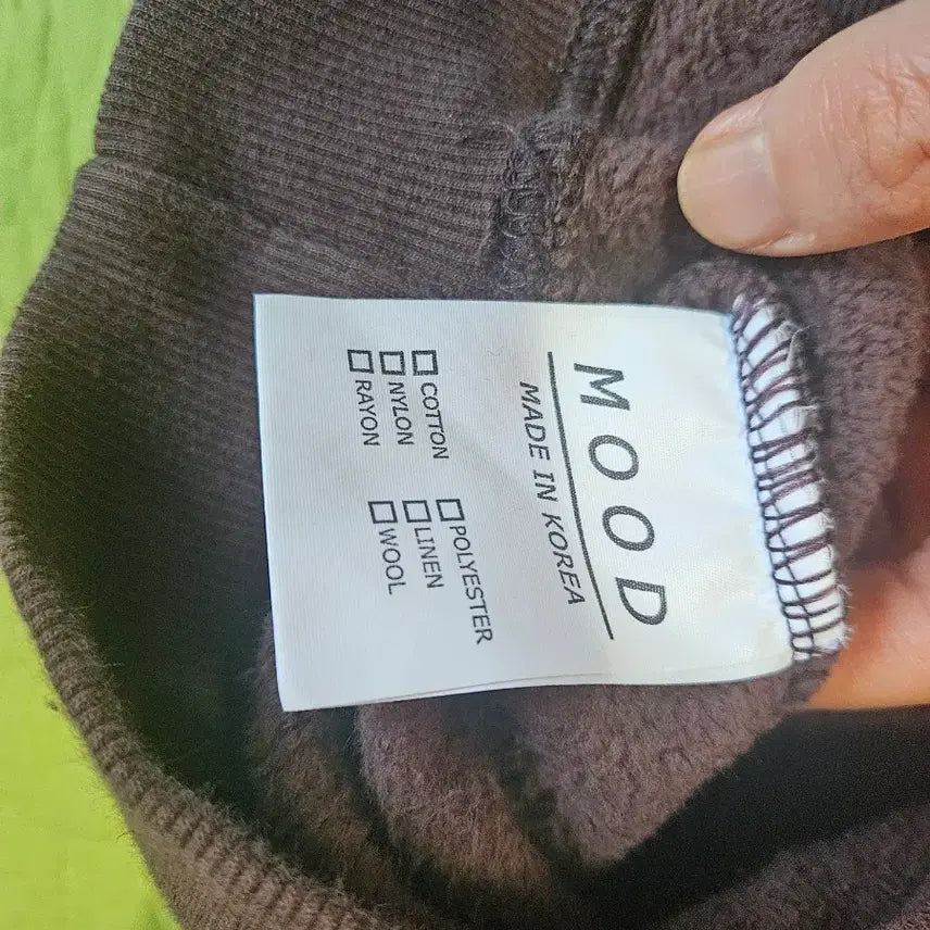 [SOLD OUT] 105-110) 남여공용 오버핏 MOOD Pattonville 맨투맨 기