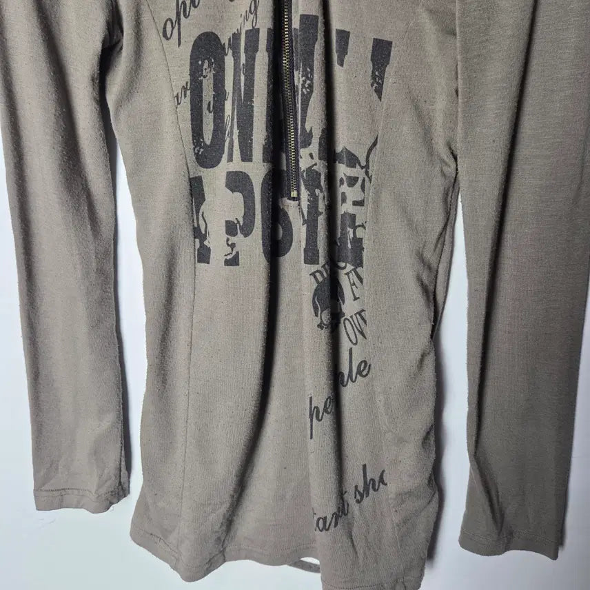 [BUNJANG] M.K.R Lace Backlit Zip-up Long Sleeve / [M.K.R] 엠케이알 레이스 백슬릿 집업 롱슬리브