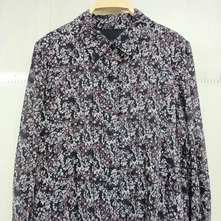 [BUNJANG] JONES NEWYORK Floral Long Chiffon Dress / JONES NEWYORK 플라워 롱 원피스 잔꽃무늬 쉬폰 원피스