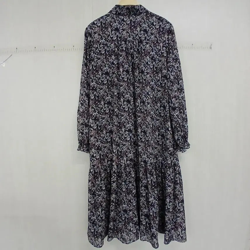 [BUNJANG] JONES NEWYORK Floral Long Chiffon Dress / JONES NEWYORK 플라워 롱 원피스 잔꽃무늬 쉬폰 원피스
