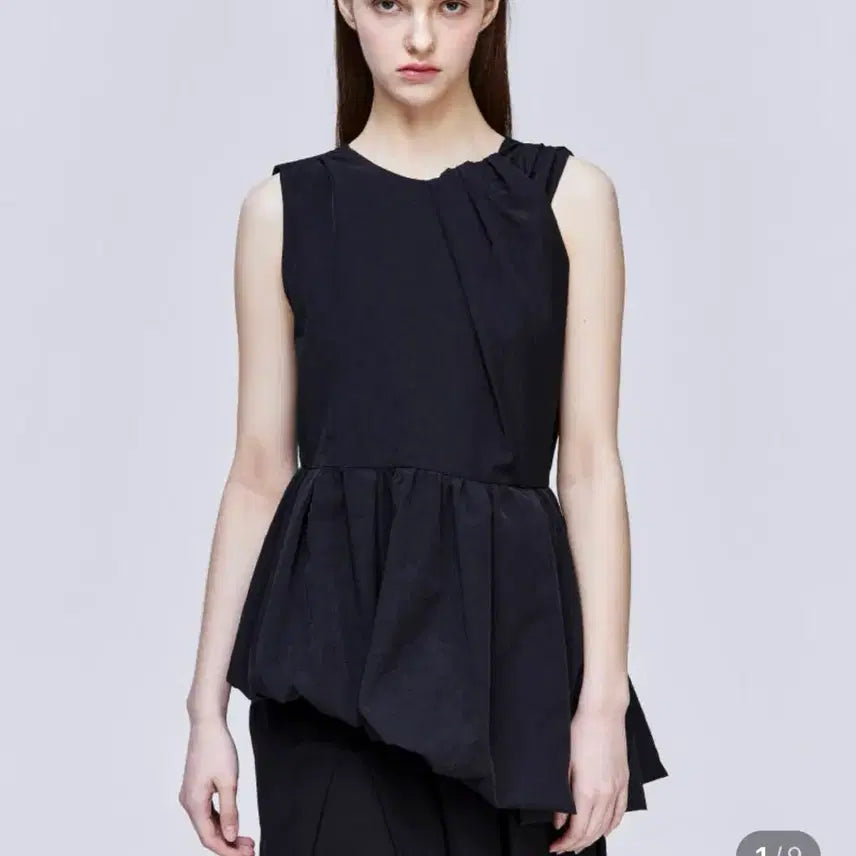 [BUNJANG] Songzio Woman Asymmetric Balloon Blouse / 송지오 우먼 25 SS 어시메트릭 벌룬 블라우스