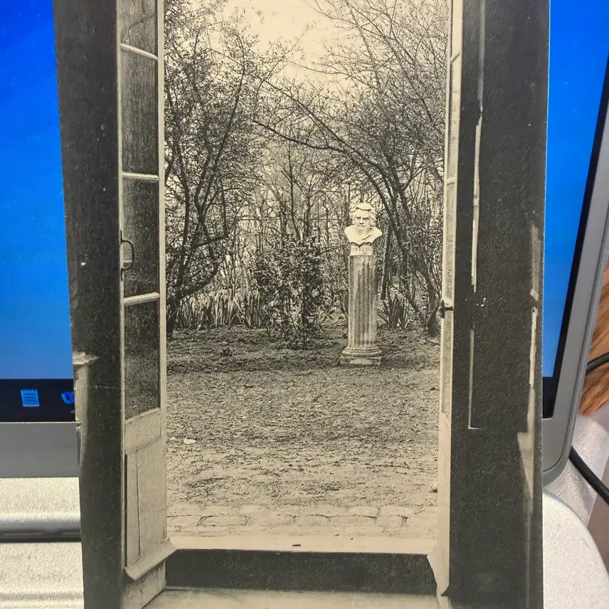 [BUNJANG] Maison de Balzac Garden View Postcard / 1910년 - 파리 메종 드 발자크 - 파리 16구 정원 - 미사용