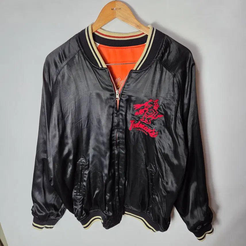 [BUNJANG] Ted Company Reversible Embroidered Sukajan Jacket / [Ted Company] 테드컴퍼니 리버시블 자수 스카쟌 자켓
