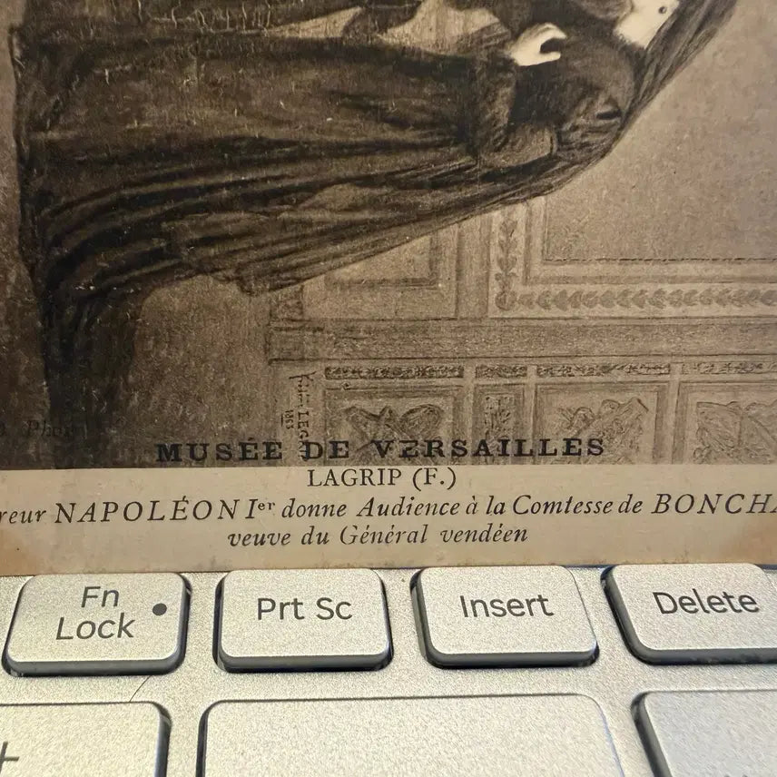 [BUNJANG] Lagrip Napoleon I and Countess Bonchamp Vintage Postcard / 1900년 - 나폴레옹 1세와 봉샹 부인 - 베르사유 궁전 박물관 시리즈