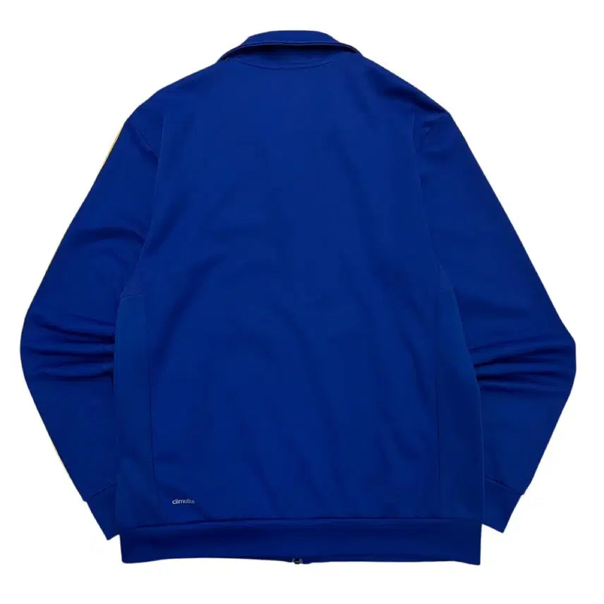 [BUNJANG] Adidas Essentials Yellow Line Blue Track Top 100 / 아디다스 에센셜 옐로우라인 블루 트랙탑 100