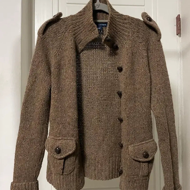 [BUNJANG] Polo Ralph Lauren Wool Cashmere Blend Knit Cardigan / 폴로 랄프로렌 울 캐시미어 혼방 니트 가디건