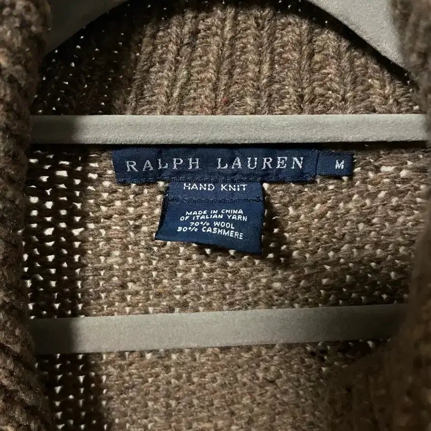 [BUNJANG] Polo Ralph Lauren Wool Cashmere Blend Knit Cardigan / 폴로 랄프로렌 울 캐시미어 혼방 니트 가디건