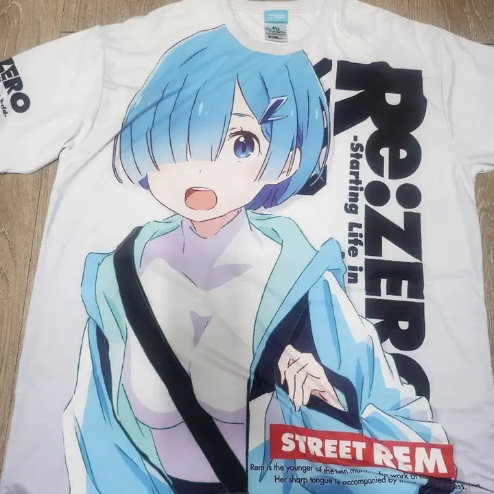 [SOLD OUT] re제로부터 시작하는 이세계 생활 렘 티셔츠 XL