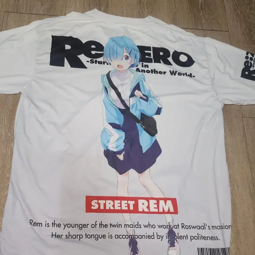 [SOLD OUT] re제로부터 시작하는 이세계 생활 렘 티셔츠 XL
