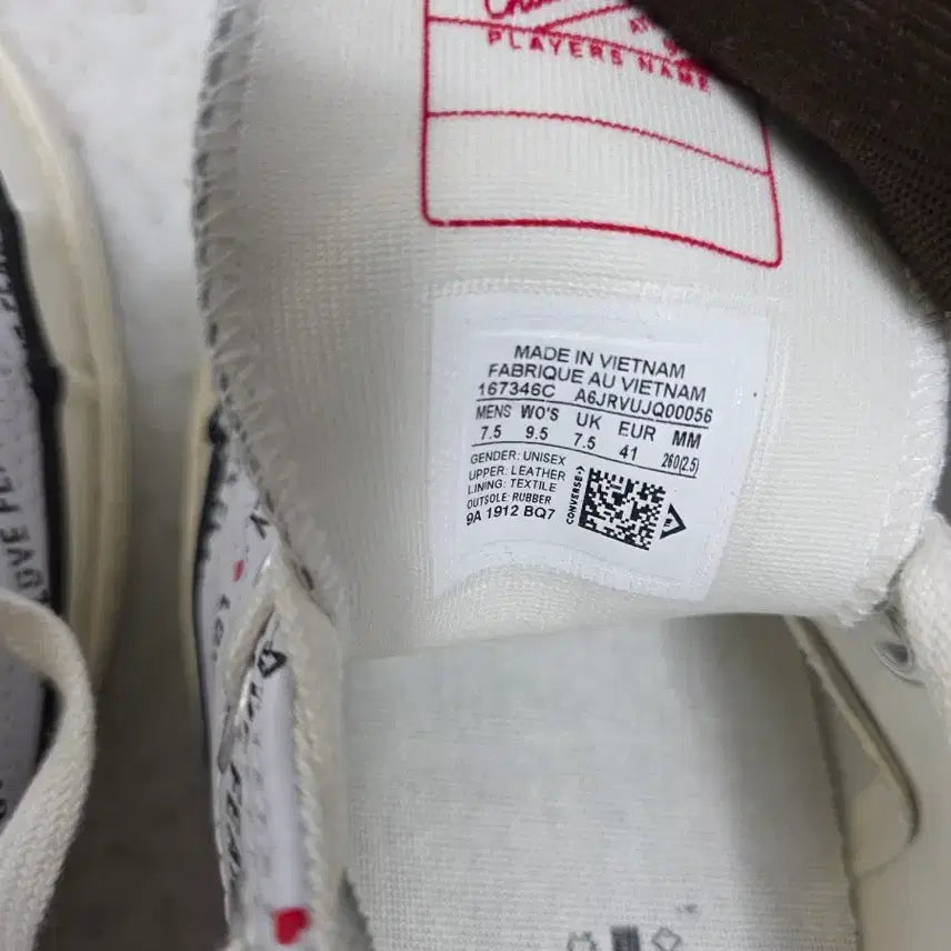 [BUNJANG] Converse LOVE FEARLESSLY Sneakers White / 컨버스 LOVE FEARLESSLY 운동화 화이트