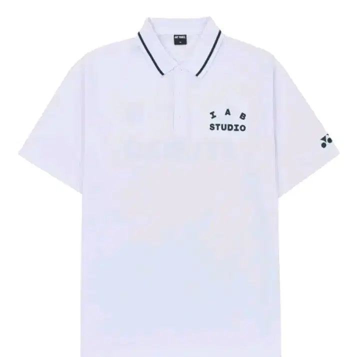[BUNJANG] Yonex x IAB Game Shirt White Green (Size M) / (M) 요넥스 x 아이앱 게임 셔츠 화이트 그린