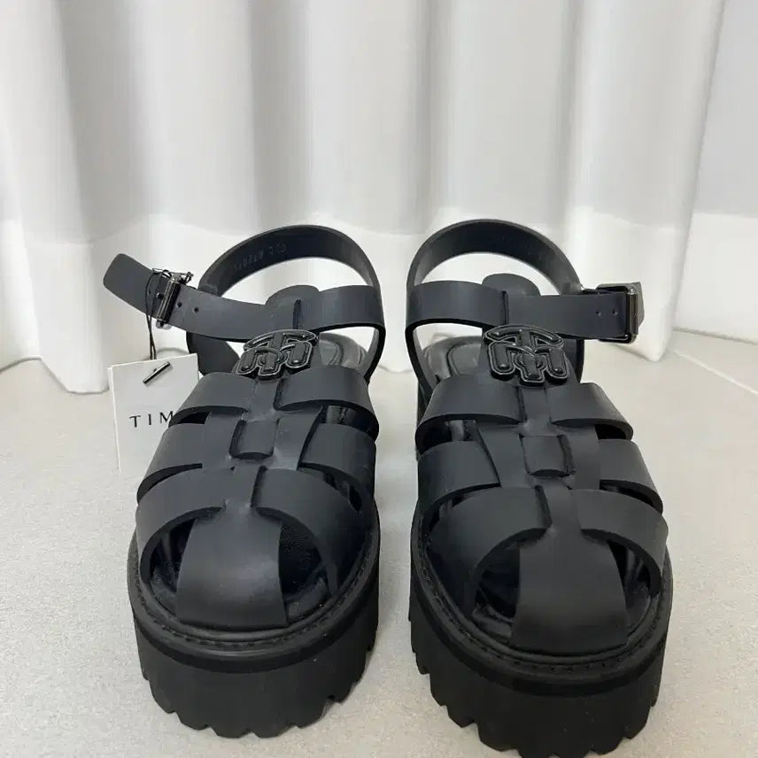 [BUNJANG] TIME Platform Sandals / 타임 키높이 샌들