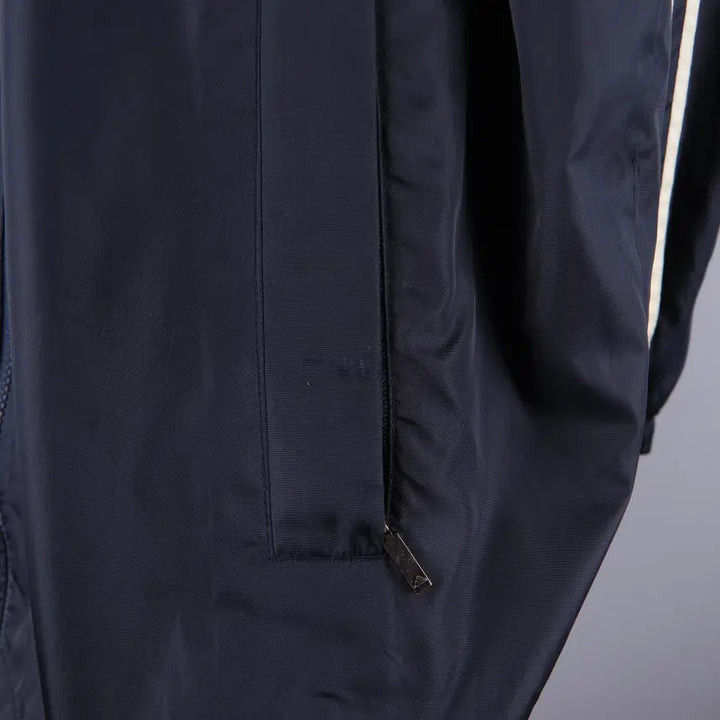 [BUNJANG] Adidas Old School Windbreaker Jacket Navy (105) / 아디다스 올드스쿨 바람막이 자켓 네이비 (105)