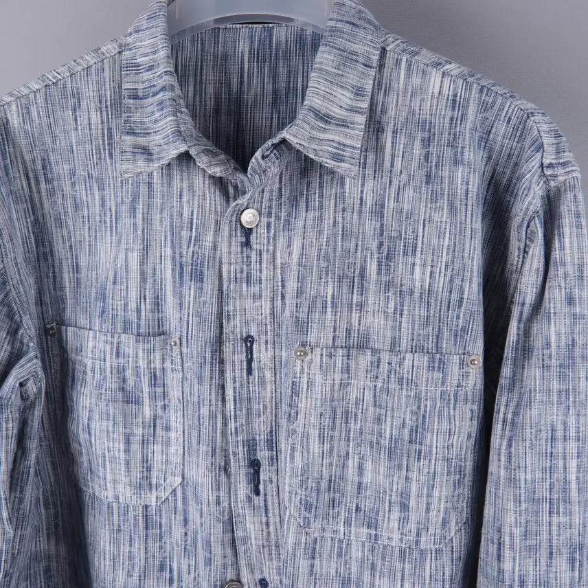 [SOLD OUT] 빈티지 스트라이프 셔츠 자켓 (L)