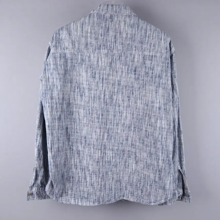 [SOLD OUT] 빈티지 스트라이프 셔츠 자켓 (L)