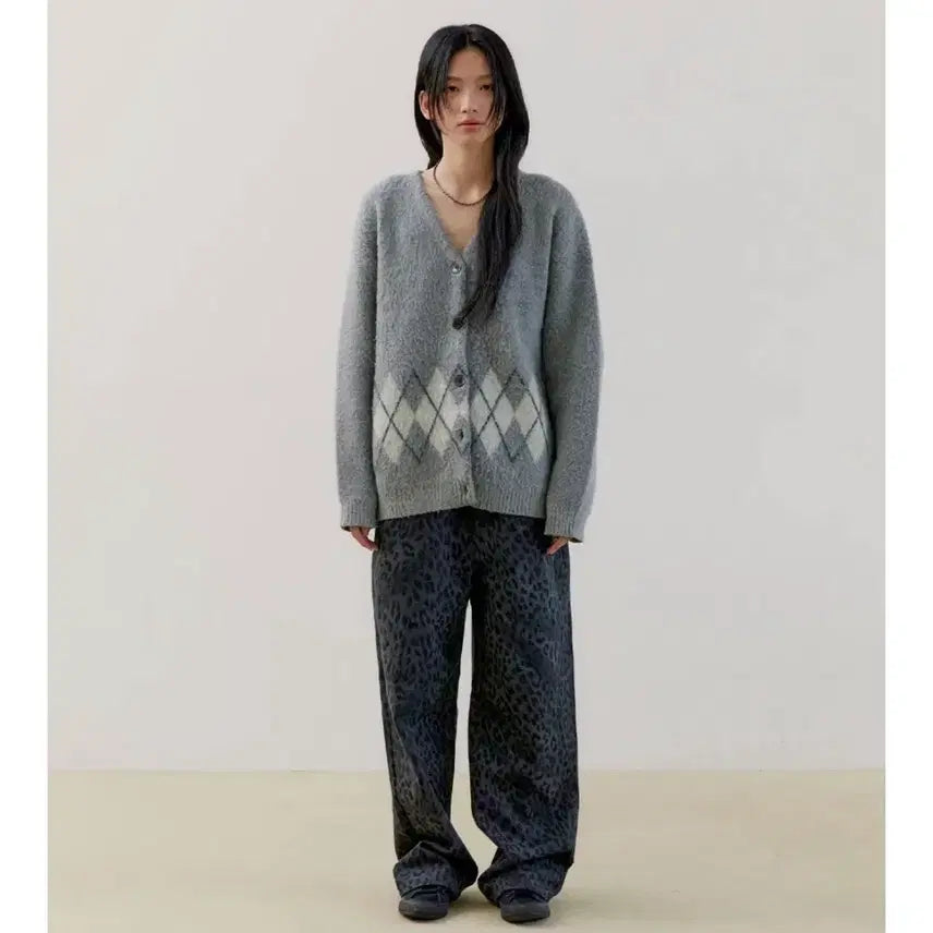 [BUNJANG] Opish Wide Leopard Pants / 오피쉬 와이드 레오파드 팬츠 2
