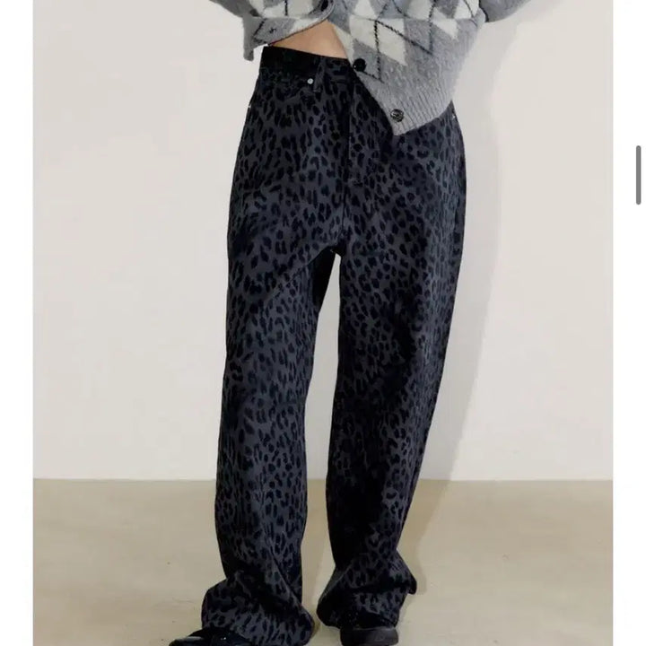 [BUNJANG] Opish Wide Leopard Pants / 오피쉬 와이드 레오파드 팬츠 2