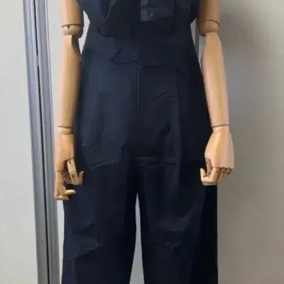 [BUNJANG] Ribbon Jumpsuit Navy / 리본 점프수트 네이비 미사용