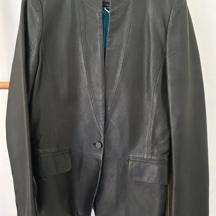 [BUNJANG] ROBO Black Leather Jacket Size 55 / ROBO 블랙 가죽 자켓(사이즈55)