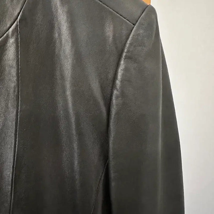 [BUNJANG] ROBO Black Leather Jacket Size 55 / ROBO 블랙 가죽 자켓(사이즈55)