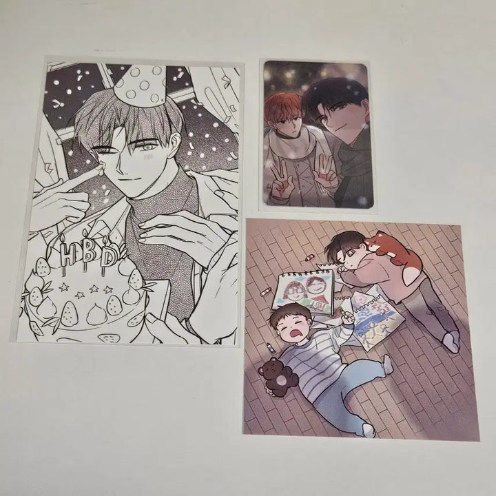 [BUNJANG] Byeol Gabyeol Sai Cafe Collaboration Polar Fox Photocard / 별과별사이 별별사 콜라보 카페 입장 특전 엽서 포카 북극여우