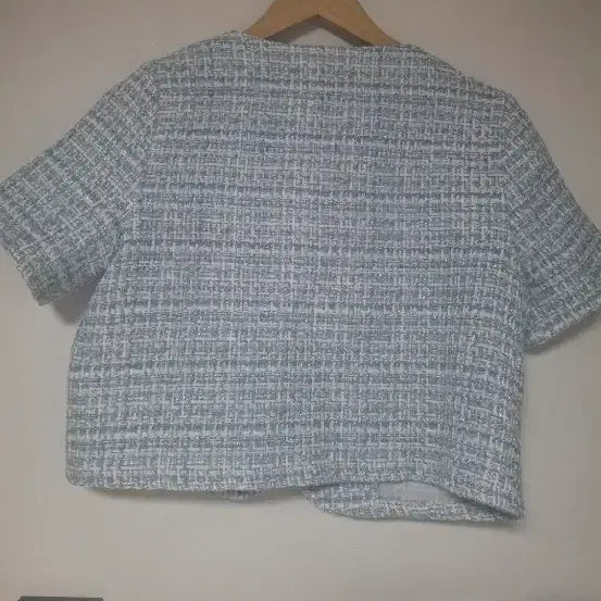 [BUNJANG] Bur and Judy Tweed Short Sleeve Jacket / 부루앤쥬디 트위드 반팔자켓55