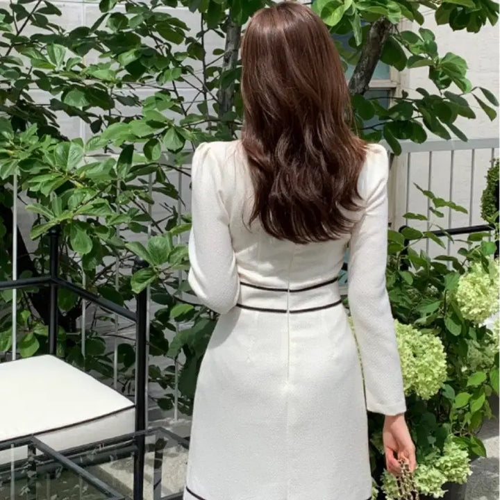 [SOLD OUT] 아뜨랑스 트위드 원피스 s
