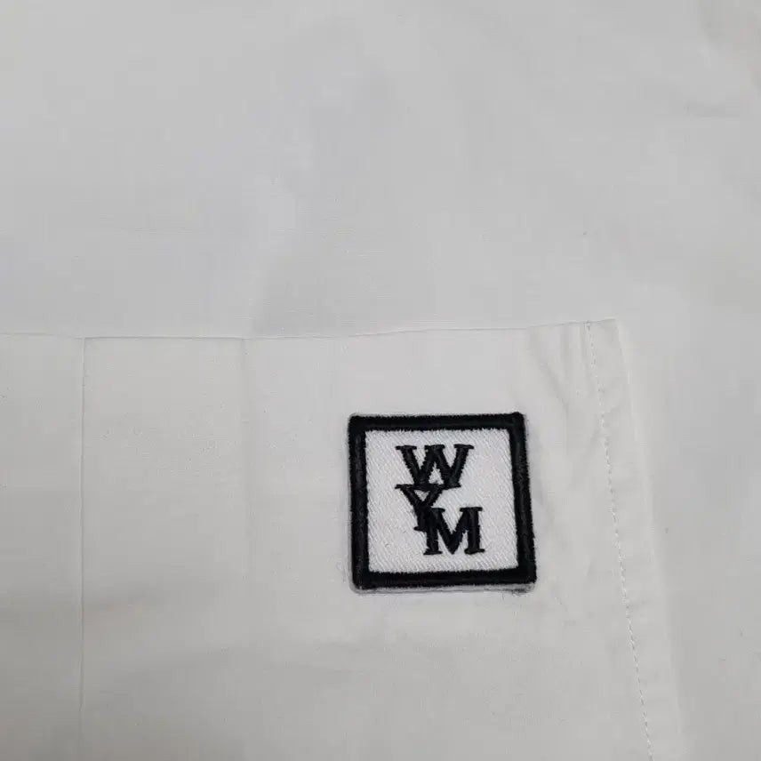 [BUNJANG] Wooyoungmi Back Logo White Shirt / 우영미 백로고 셔츠
