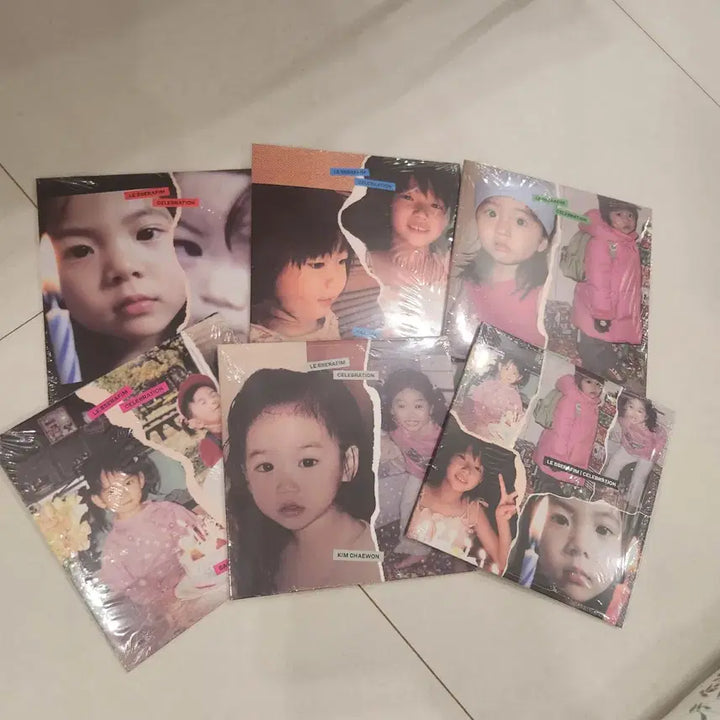 [BUNJANG] LE SSERAFIM Celebration US Limited Edition Album 6 Set / 르세라핌 미국한정 celebration 앨범 6장 세트