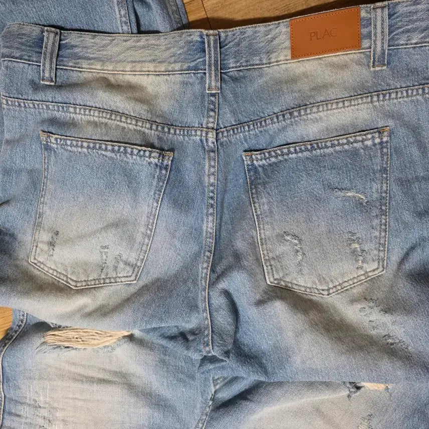 [BUNJANG] Washed Denim Jeans 33-34 / 데미지 워싱 청바지 데님 팬츠 33-34사이즈