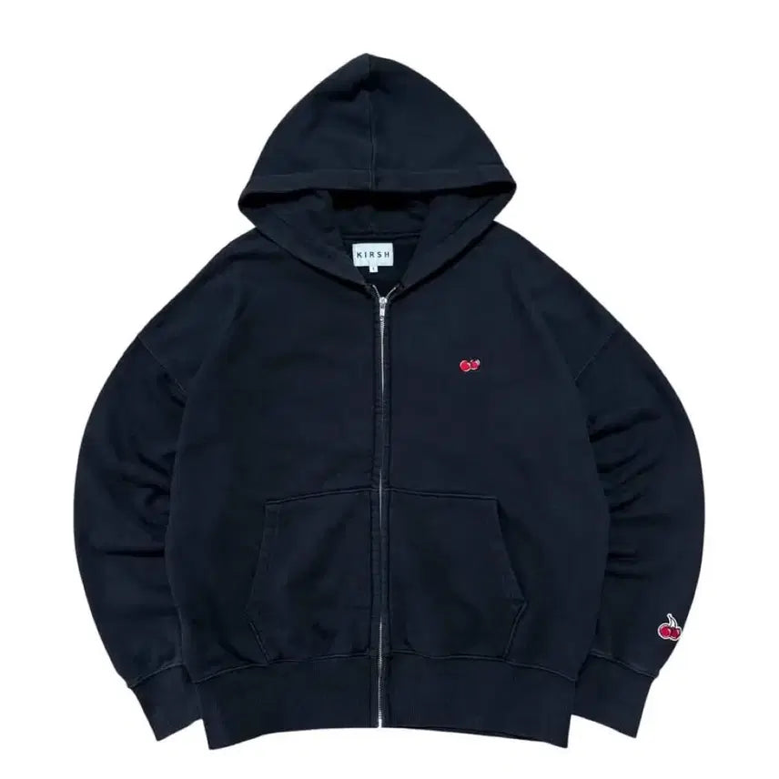 [BUNJANG] Kirsh Small Cherry Hoodie Zip-Up / 키르시 스몰체리 후드집업