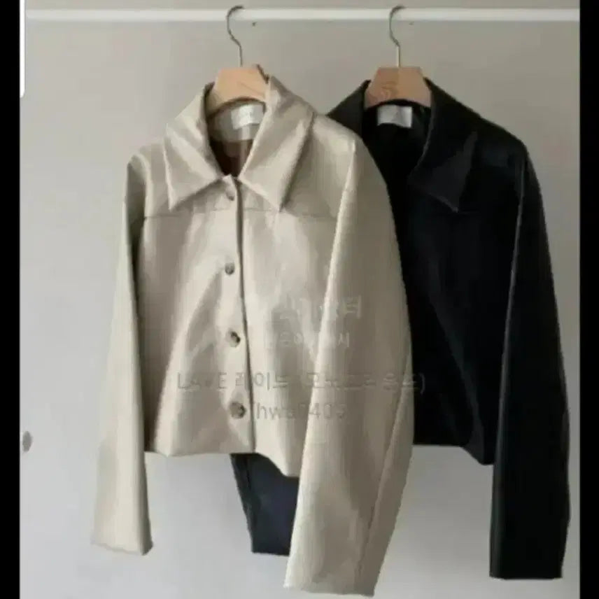 [SOLD OUT] 심플 레더 가죽자켓(새상품)1장.파격세일