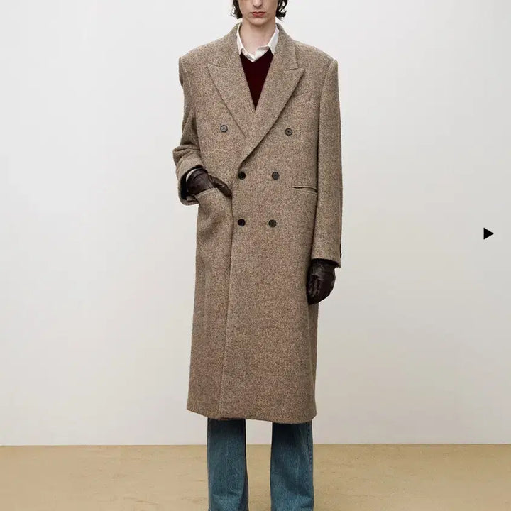 [BUNJANG] Tony Wack 25FW Alpaca Double Coat Beige / (M, 새제품 판매) 25fw 토니웩 알파카 더블 코트 베이지
