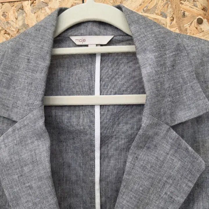 [BUNJANG] Maje Linen Blend Jacket 38 / 마쥬 린넨 혼방 자켓 38