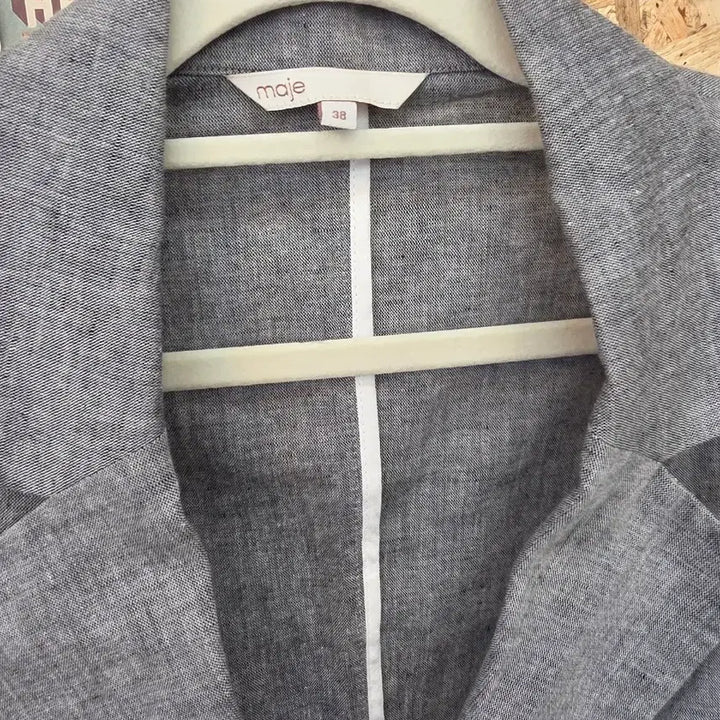 [BUNJANG] Maje Linen Blend Jacket 38 / 마쥬 린넨 혼방 자켓 38
