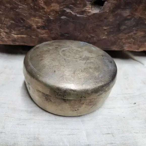 [BUNJANG] Antique Korean Bronze Rice Bowl / 연대감있는 유기밥통(유기합)