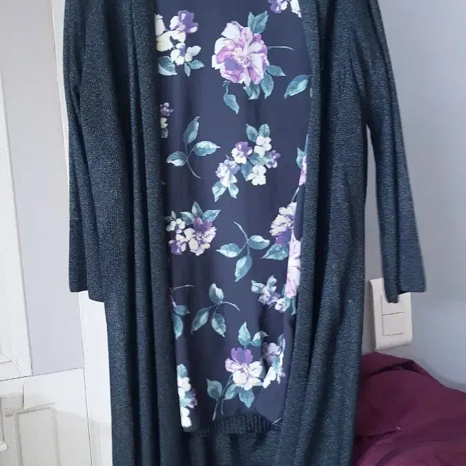 [BUNJANG] Long Cardigan and Tee Twin Set / 롱가디건 티 트윈세트 55