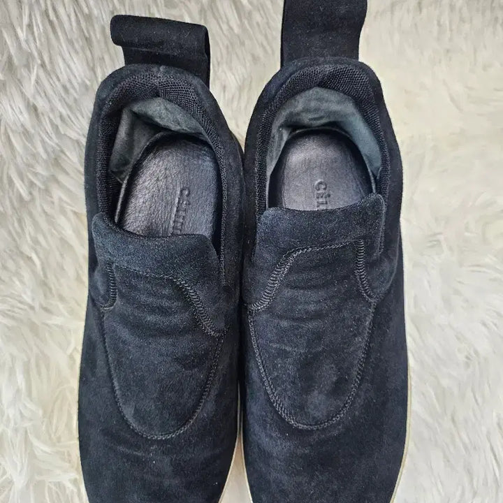 [BUNJANG] Celine Black Suede Slip-on Sneakers / 셀린느 블랙 스웨이드 슬립온 스니커즈 240(38)