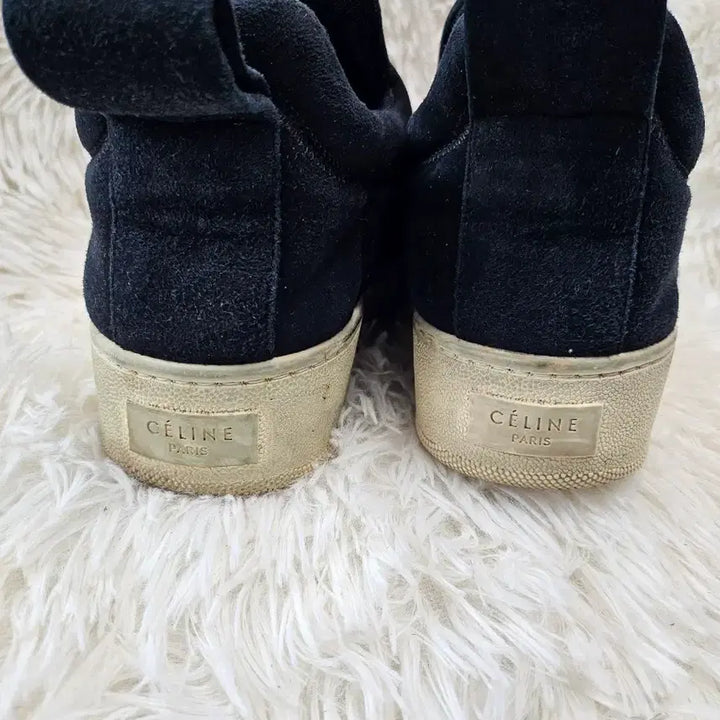 [BUNJANG] Celine Black Suede Slip-on Sneakers / 셀린느 블랙 스웨이드 슬립온 스니커즈 240(38)