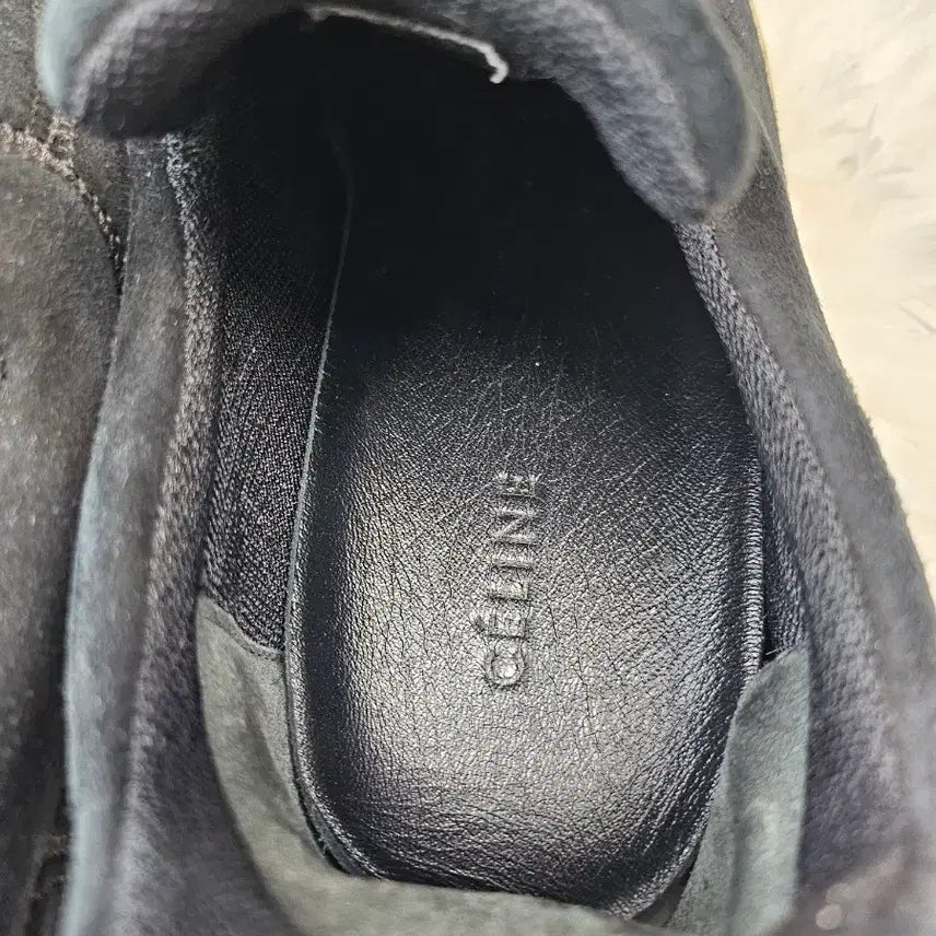 [BUNJANG] Celine Black Suede Slip-on Sneakers / 셀린느 블랙 스웨이드 슬립온 스니커즈 240(38)
