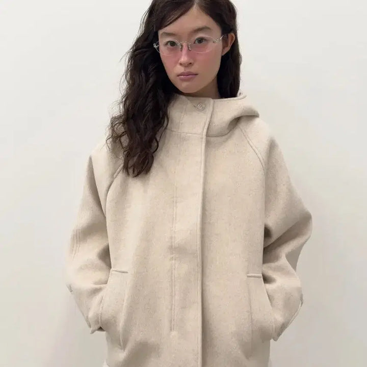 [BUNJANG] Type Service Oatmeal Half Coat / 타입서비스 하프코트 오트밀