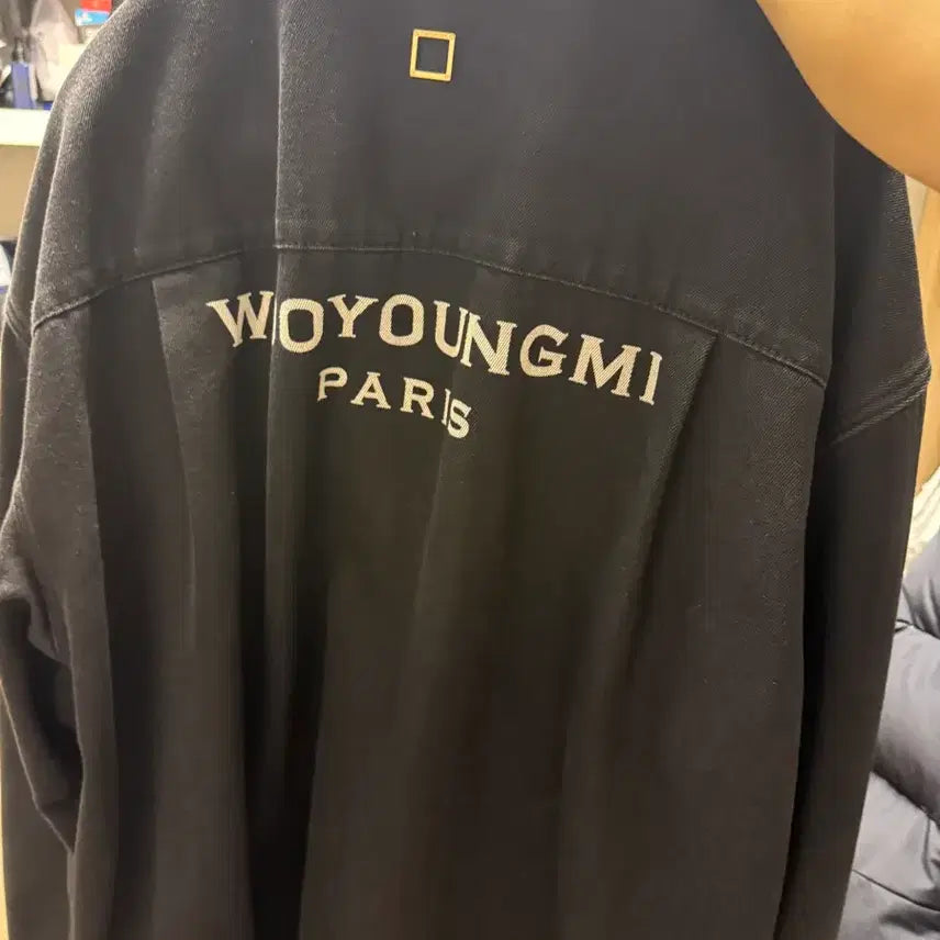 [BUNJANG] Wooyoungmi 20FW Black Denim Shirt Jacket Size 50 / 우영미 20fw 블랙 데님 셔츠 자켓 50사이즈