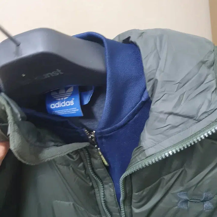[BUNJANG] Under Armour Hooded Padded Jumper (Khaki, L) / 언더아머 후드 패딩 점퍼 카키색L