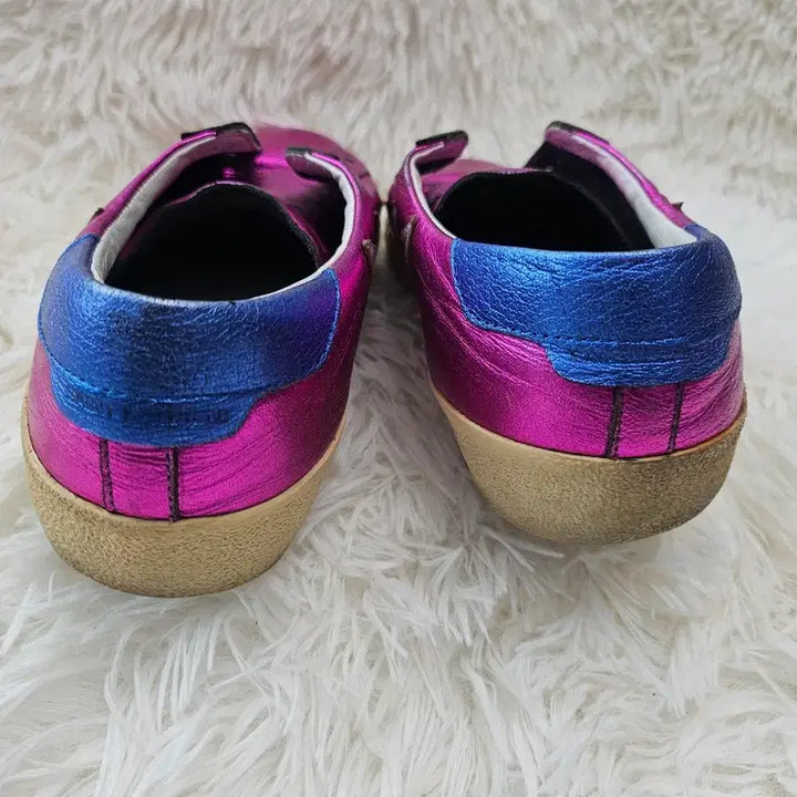 [BUNJANG] Saint Laurent Metallic Pink Sneakers (Size 38) / 생로랑 여성 메탈릭 핑크 스니커즈 38
