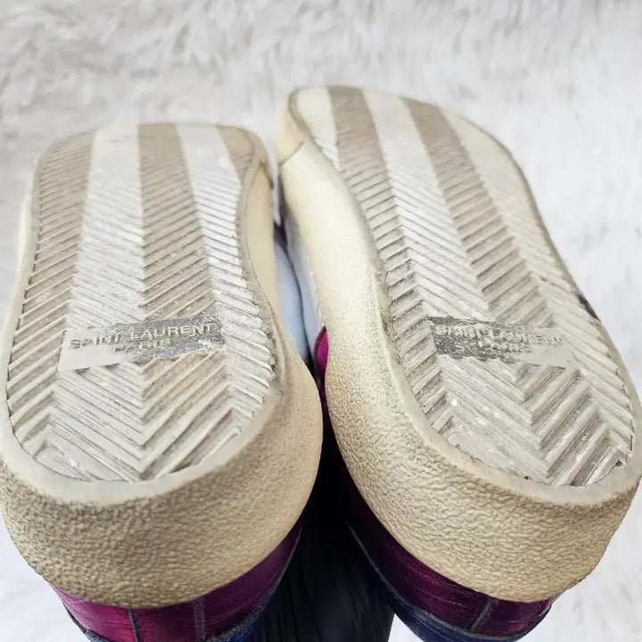 [BUNJANG] Saint Laurent Metallic Pink Sneakers (Size 38) / 생로랑 여성 메탈릭 핑크 스니커즈 38